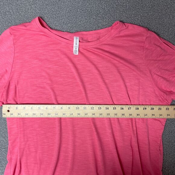 WOMAN'S IDEOLOGY PLUS SIZE HOT PINK YOGA/FITNESS‎ SUMMER TOP.SZ 3X - Picture 5 of 7